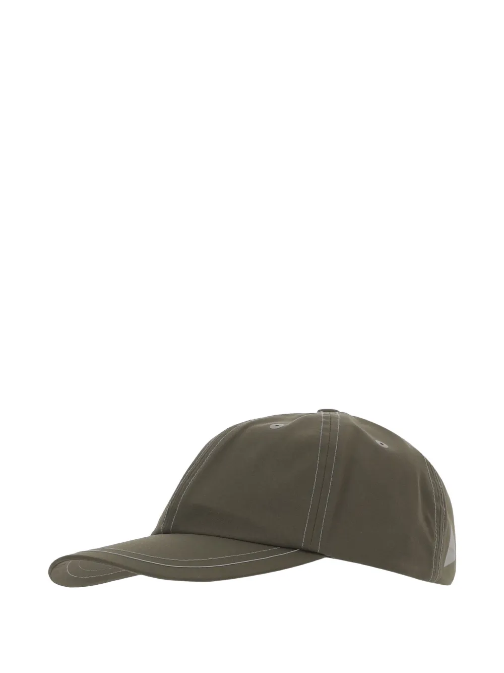  And Wander Topstitch-detail Hat - Green 