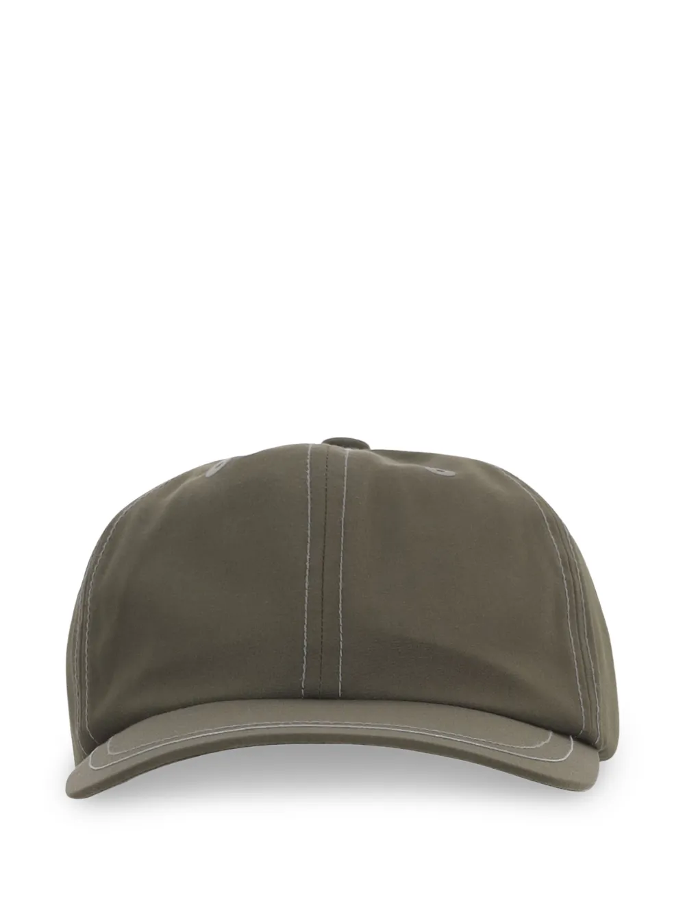 and Wander topstitch-detail hat - Verde