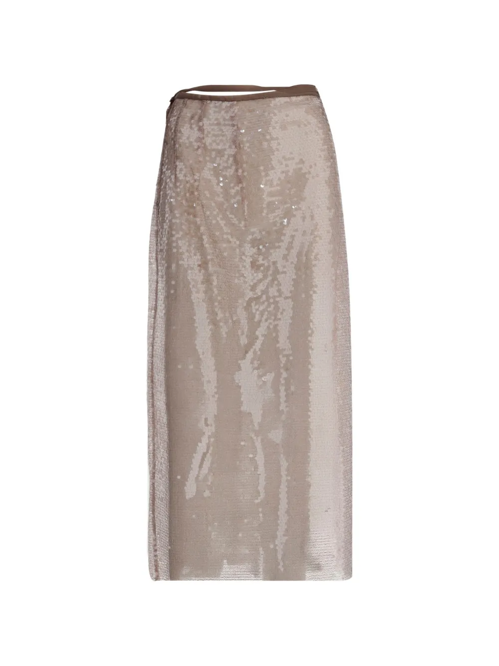 Niccolò Pasqualetti sequin maxi skirt - Toni neutri