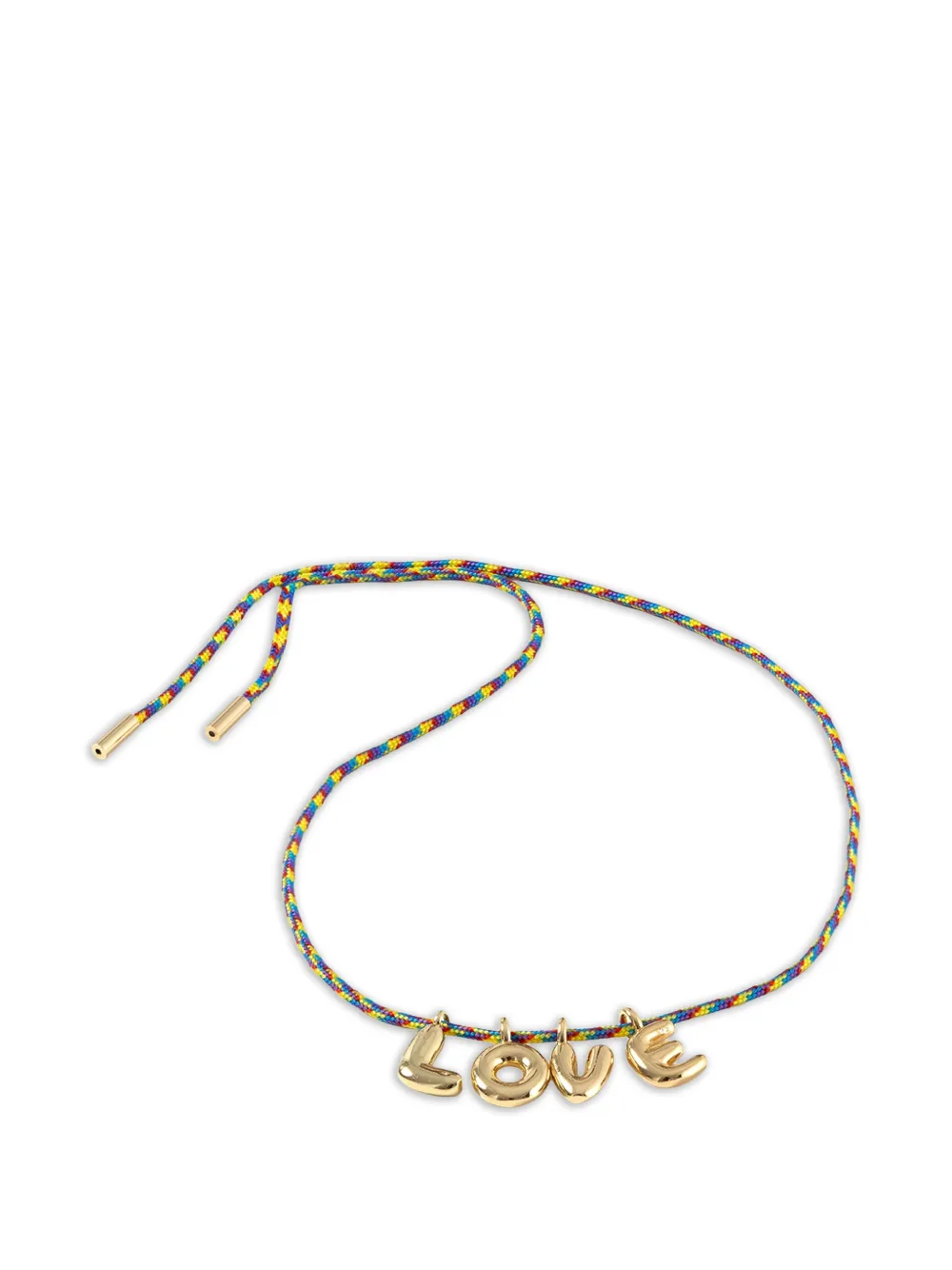 Sorbet Island letters charm bracelet - Oro