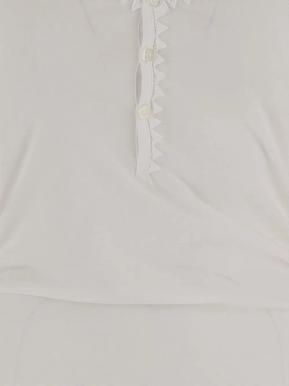 Jacquemus Le Debardeur Clavela top met ruches Wit
