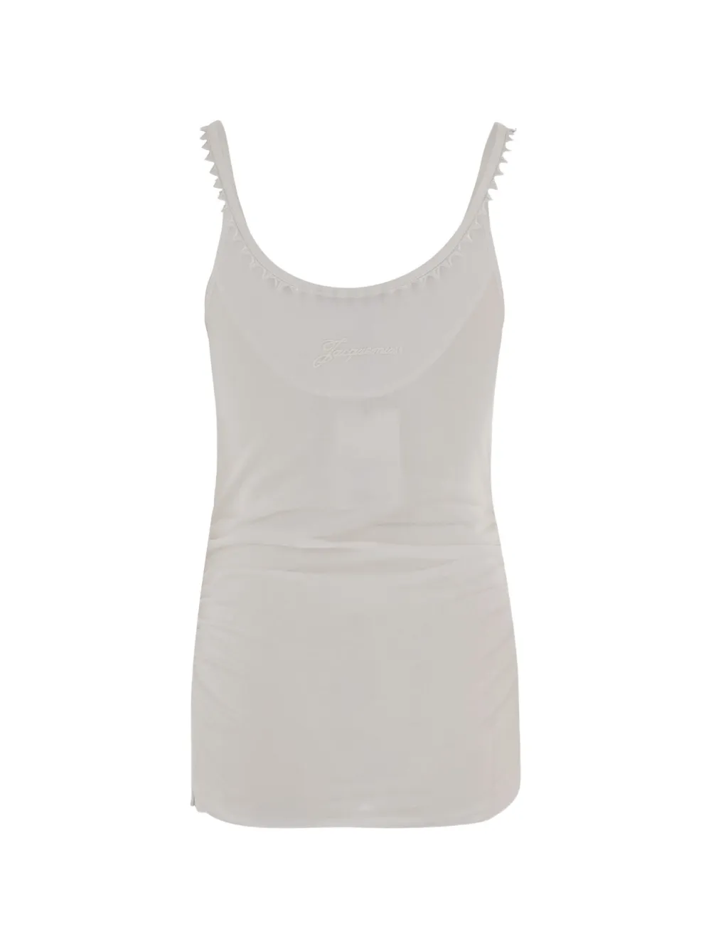 Jacquemus Le Debardeur Clavela top met ruches Wit