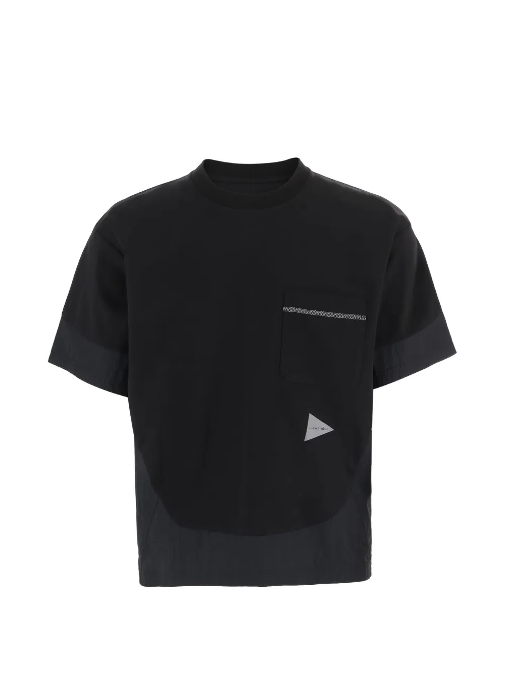 and Wander short-sleeved pocket T-shirt - Nero