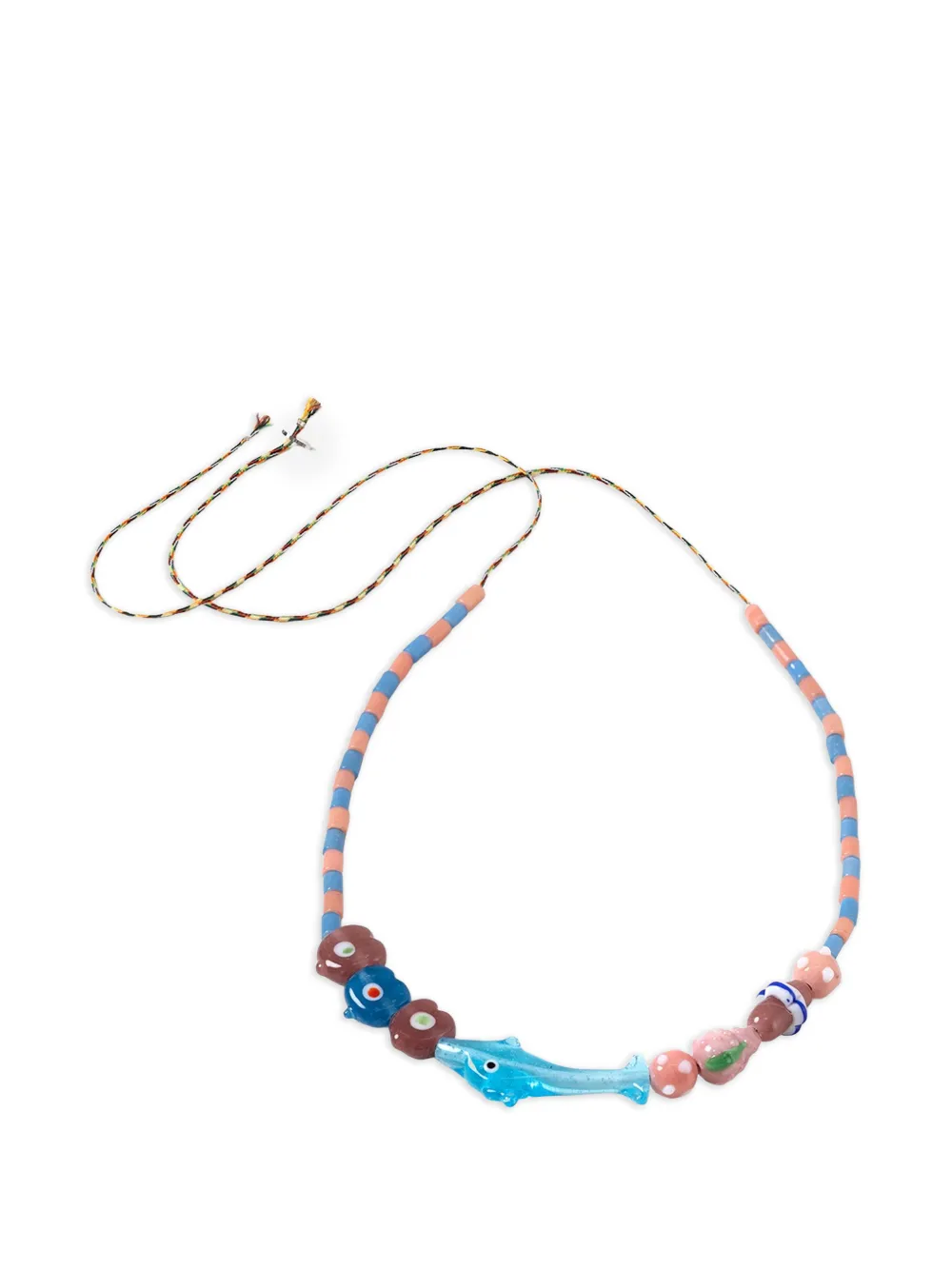 Sorbet Island beaded dolphin bracelet - Blu