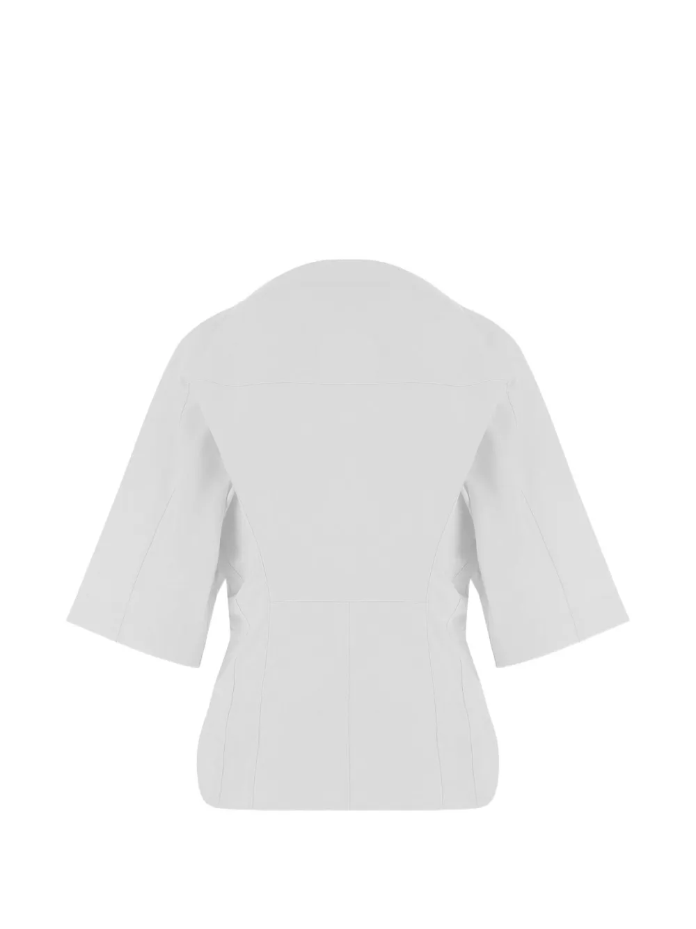 Jacquemus The Moisson getailleerde blouse met korte mouwen Wit