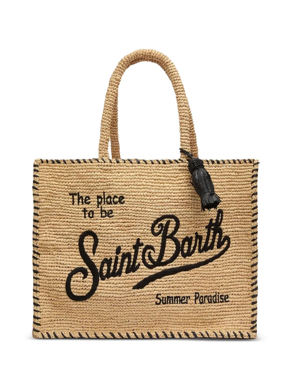MC2 Saint Barth Collette raffia tote bag · OS