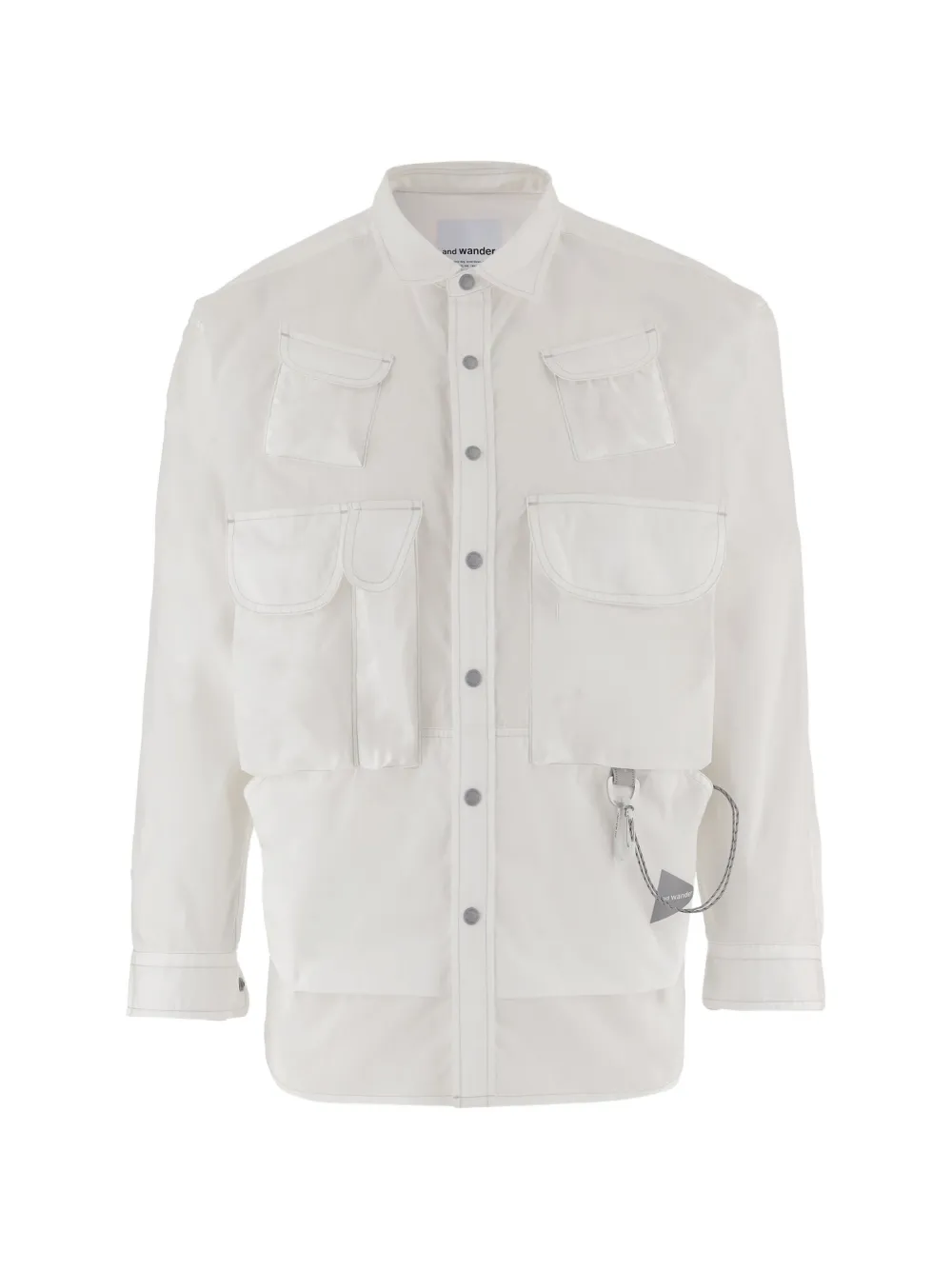 and Wander pocket shirt - Bianco