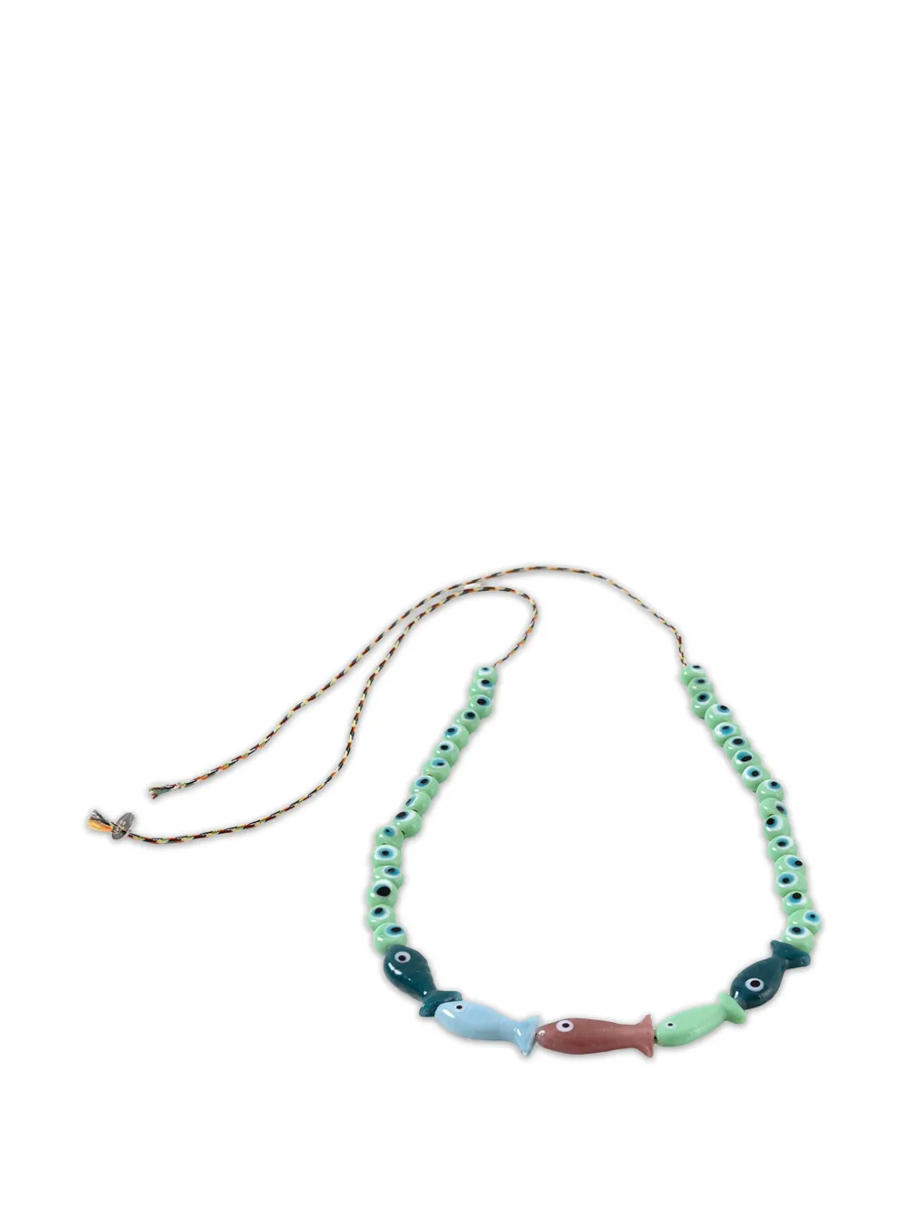 Sorbet Island fish beaded bracelet - Verde