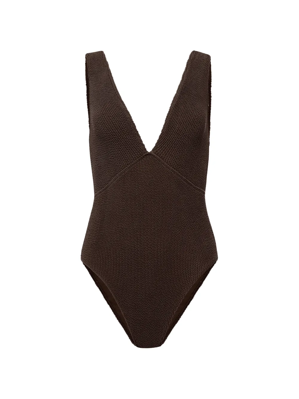 Sorbet Island Ariel V-neck swimsuit - Marrone