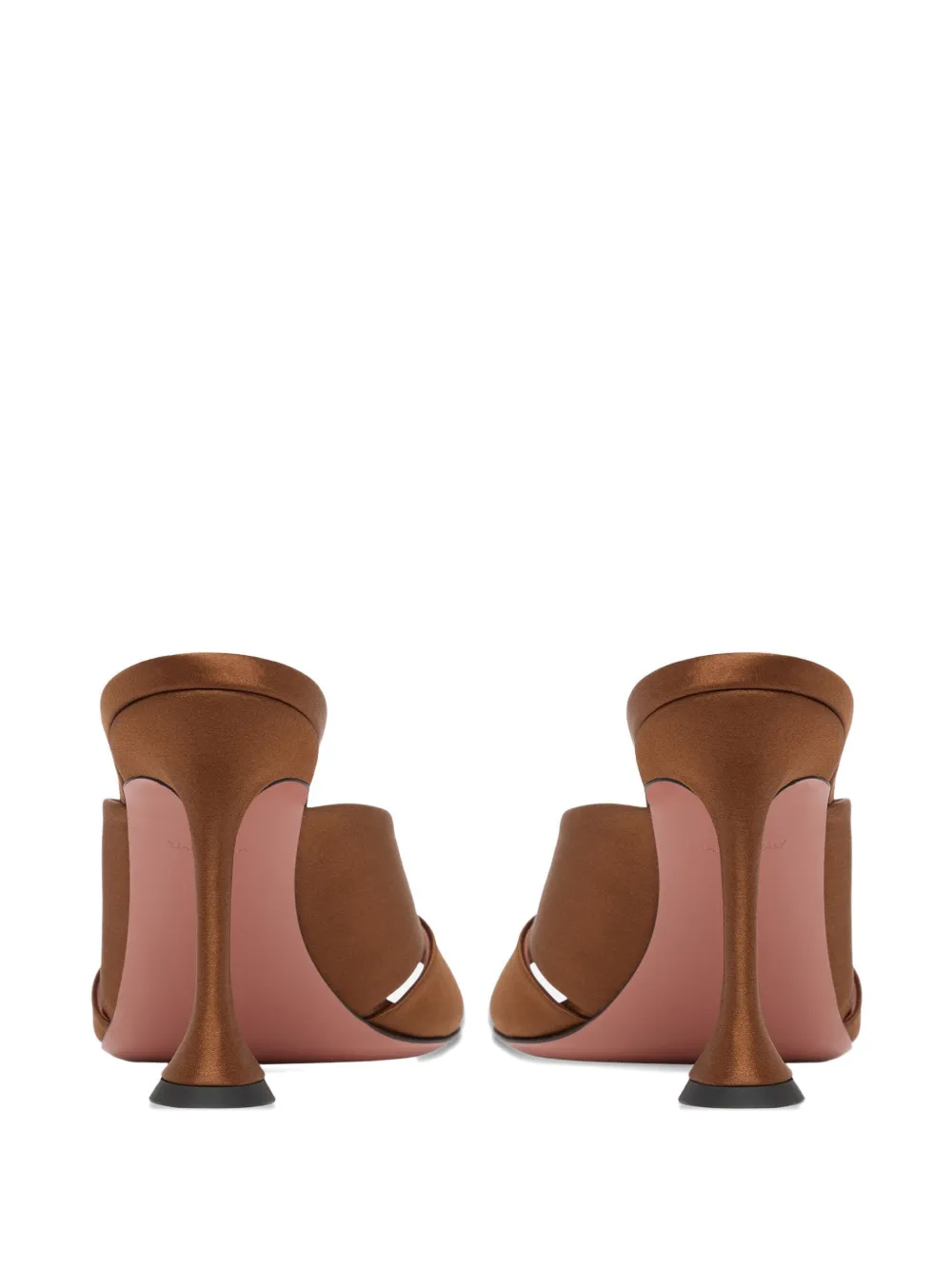 Amina Muaddi Salma cross-over pumps Bruin