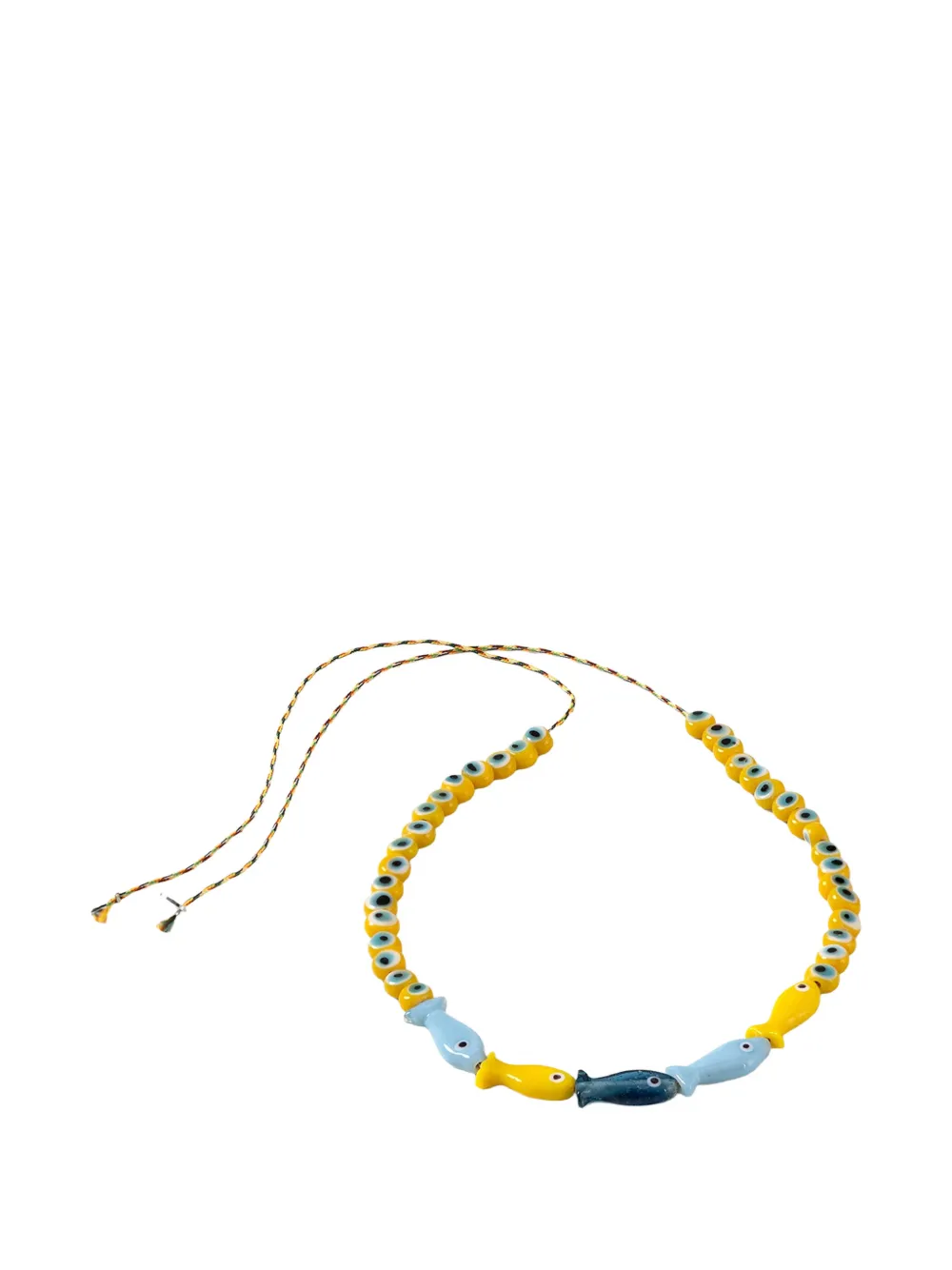 Sorbet Island beaded fish bracelet - Giallo