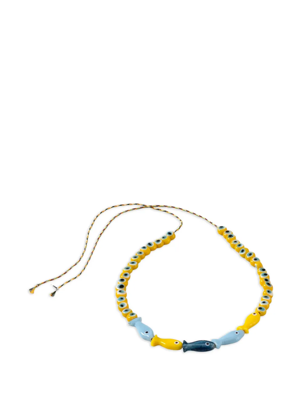 Sorbet Island beaded fish bracelet - Giallo