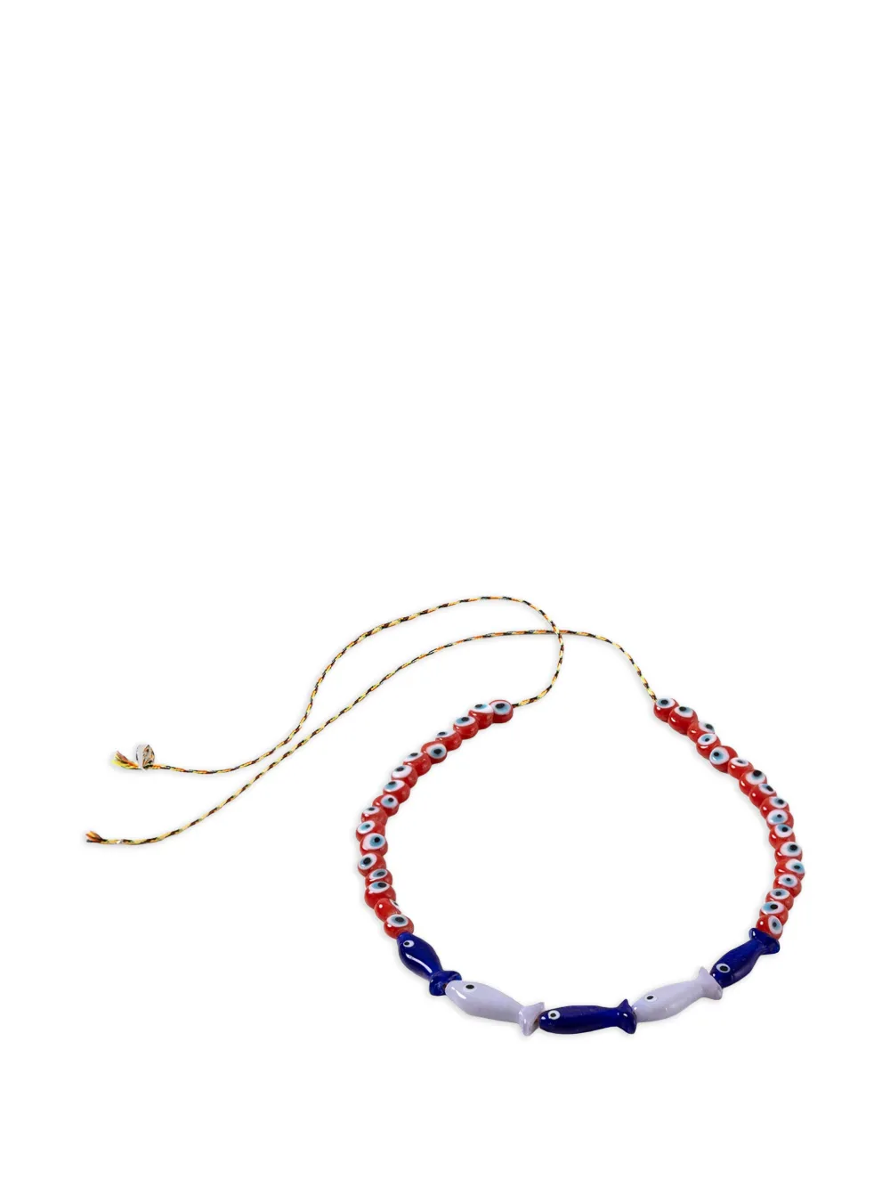 Sorbet Island fish beaded bracelet - Rosso