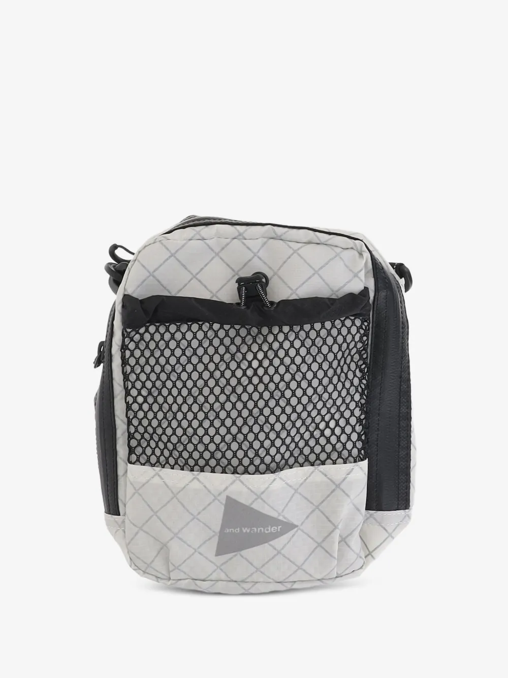 and Wander mesh-pocket shoulder bag | White | Image 1