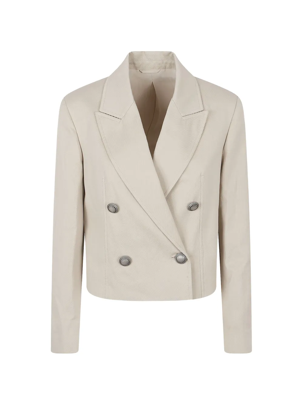 Brunello Cucinelli double-breasted blazer - Toni neutri