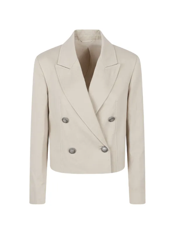Brunello Cucinelli ダブルジャケット | ニュートラル | FARFETCH JP