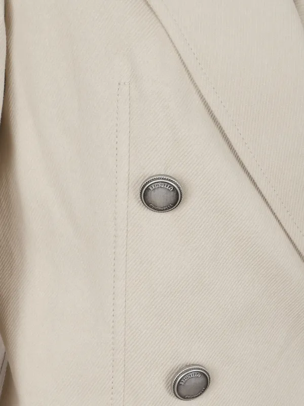 Brunello Cucinelli ダブルジャケット | ニュートラル | FARFETCH JP