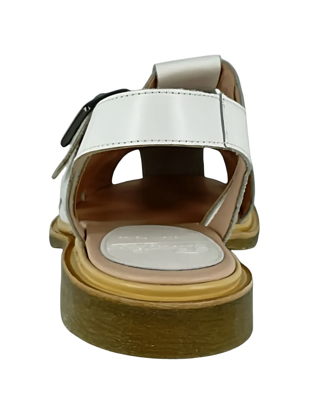 Paraboot Iberis buckle leather lace-up shoes Wit