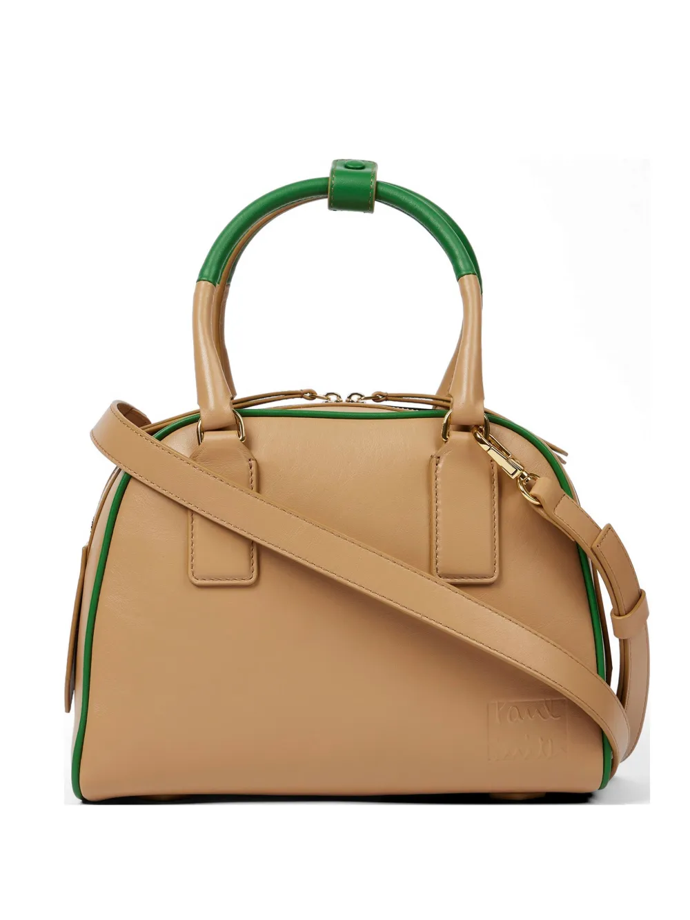 Paul Smith leather contrasting-trim top-handle bag - Toni neutri