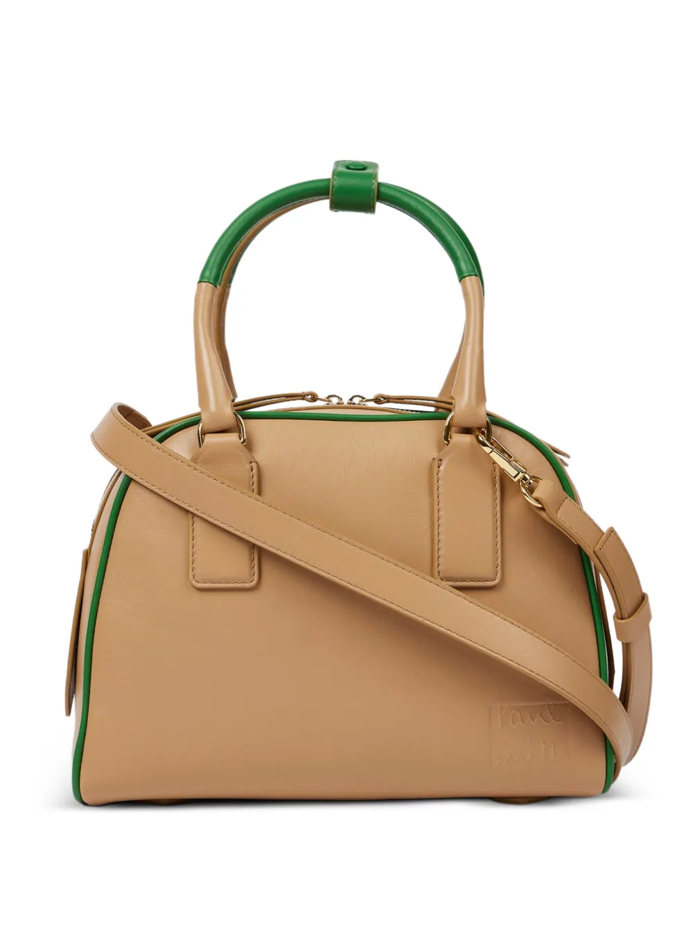 Paul Smith leather contrasting-trim top-handle bag - Toni neutri