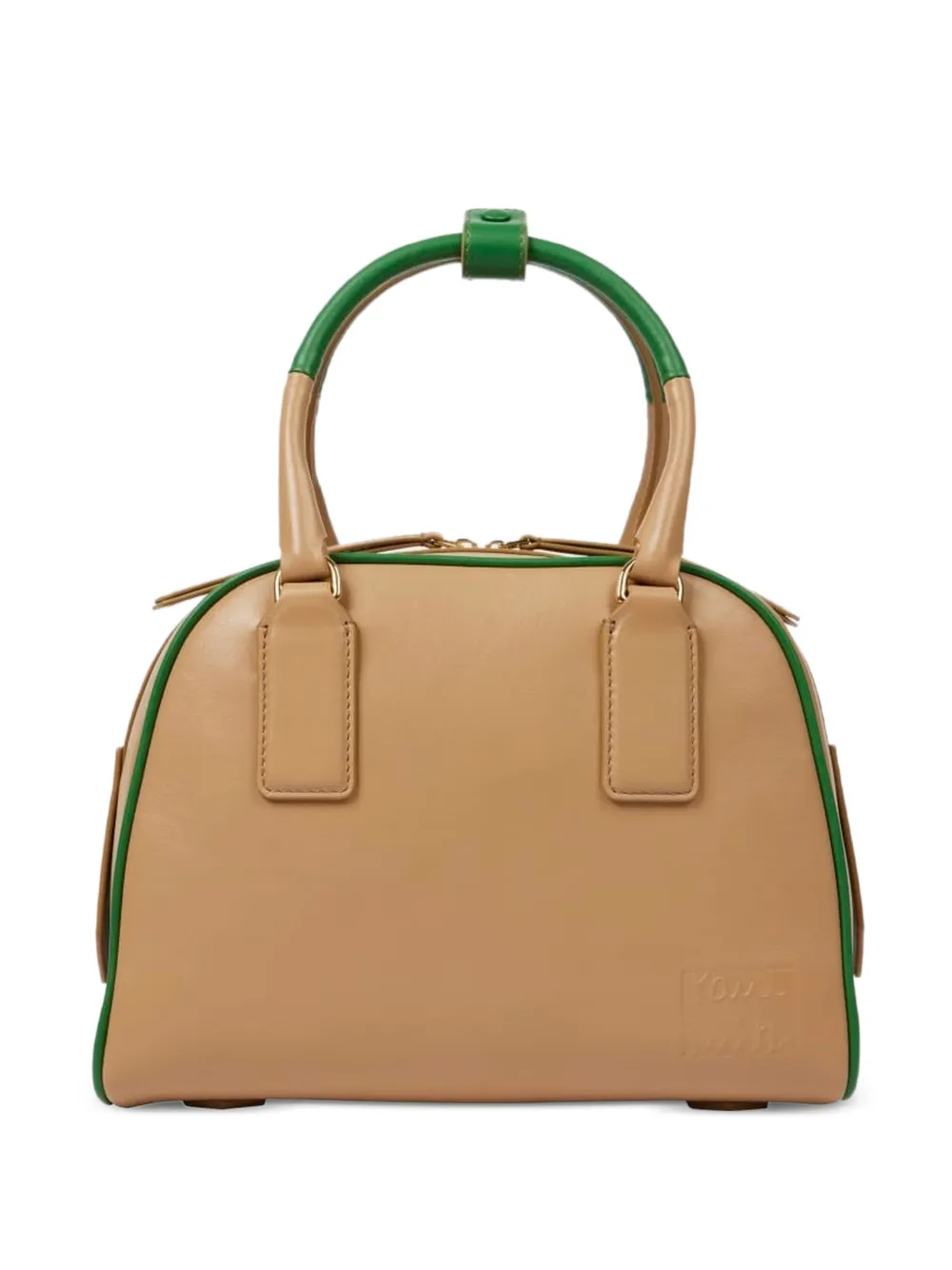 Paul Smith leather contrasting-trim top-handle bag - Toni neutri
