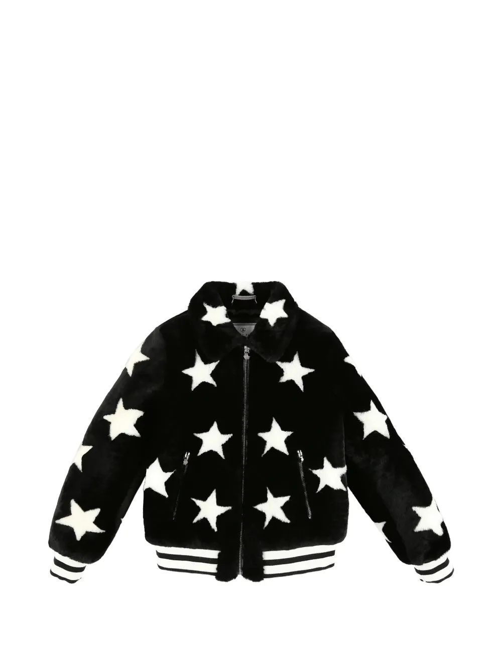 Philipp Plein Junior stars bomber jacket - Schwarz