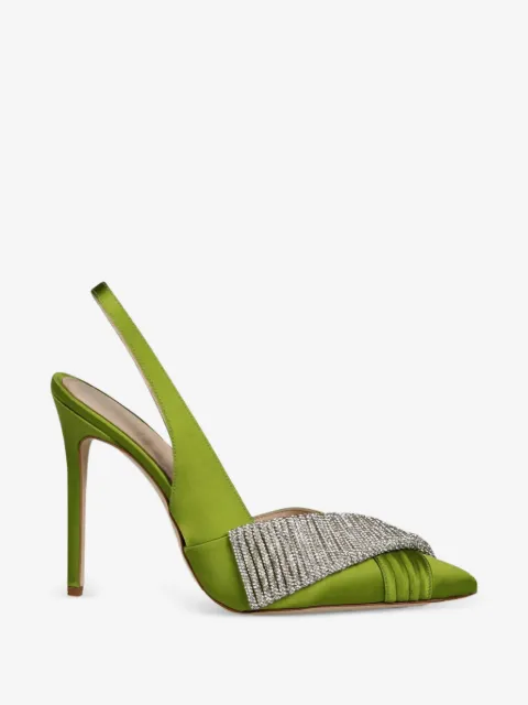 Hibourama embellished slingback pumps