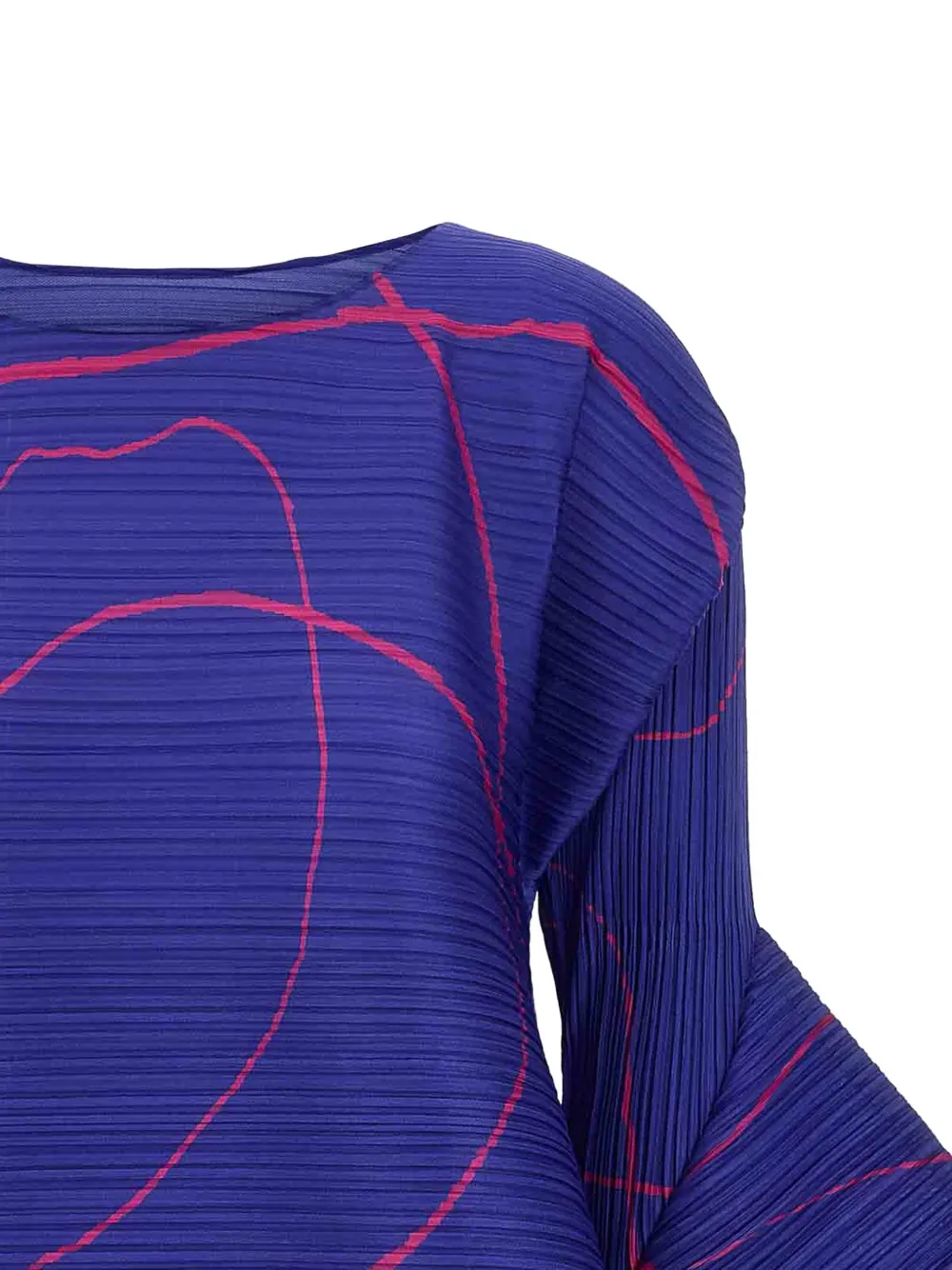  Pleats Please Issey Miyake Pleated Top - Blue 