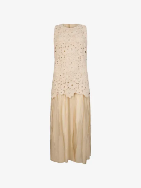 LIU JO long macramé dress