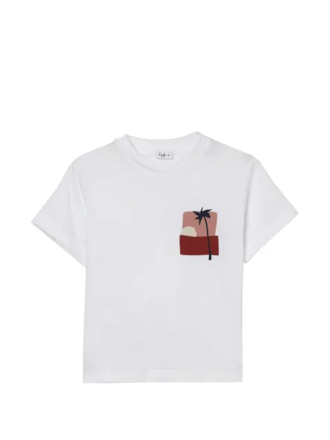 Il Gufo pocket palm tree T-shirt