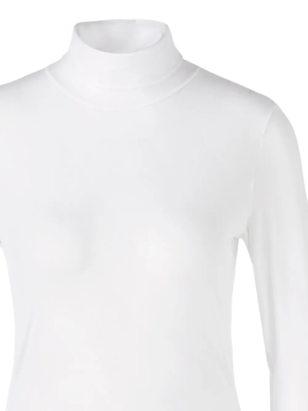  Marccain Roll-neck Long-sleeve Top - White 
