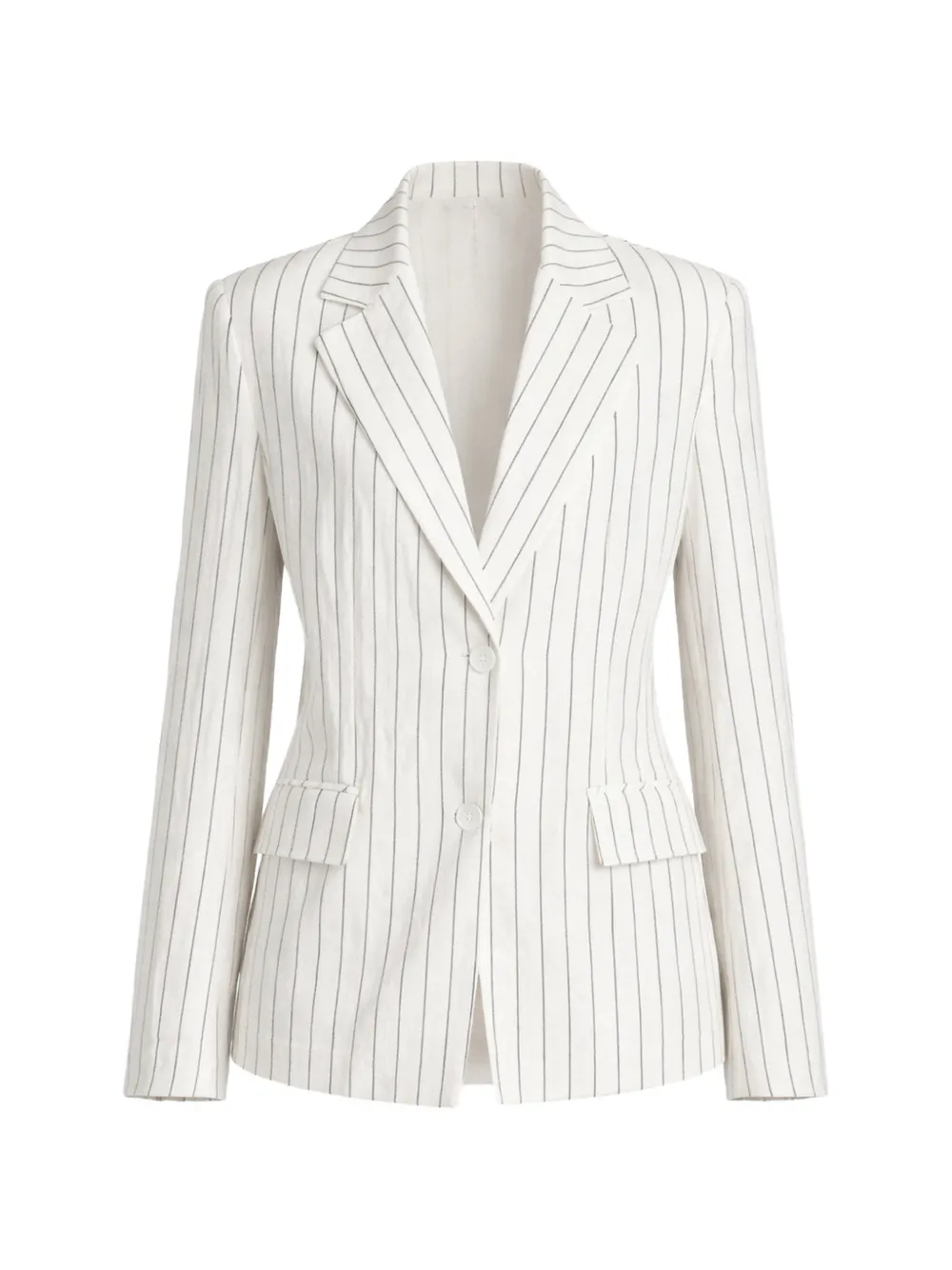 Kocca striped button-front blazer - Weiß
