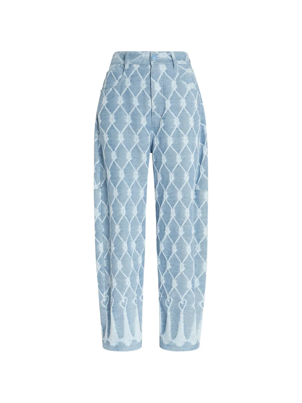 Genny pattern jeans - Blau