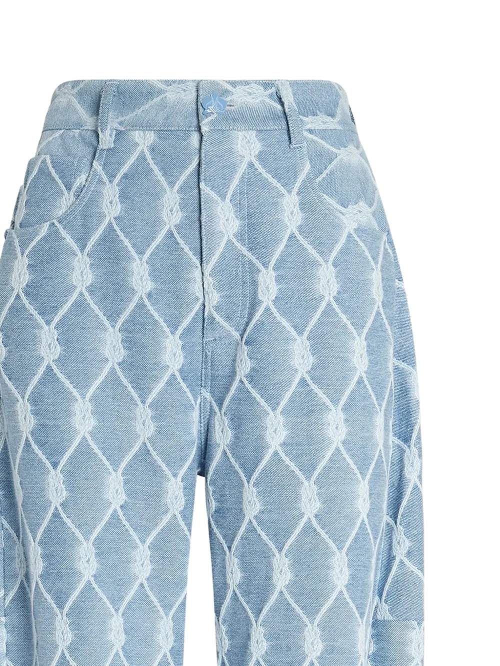  Genny Pattern Jeans - Blue 