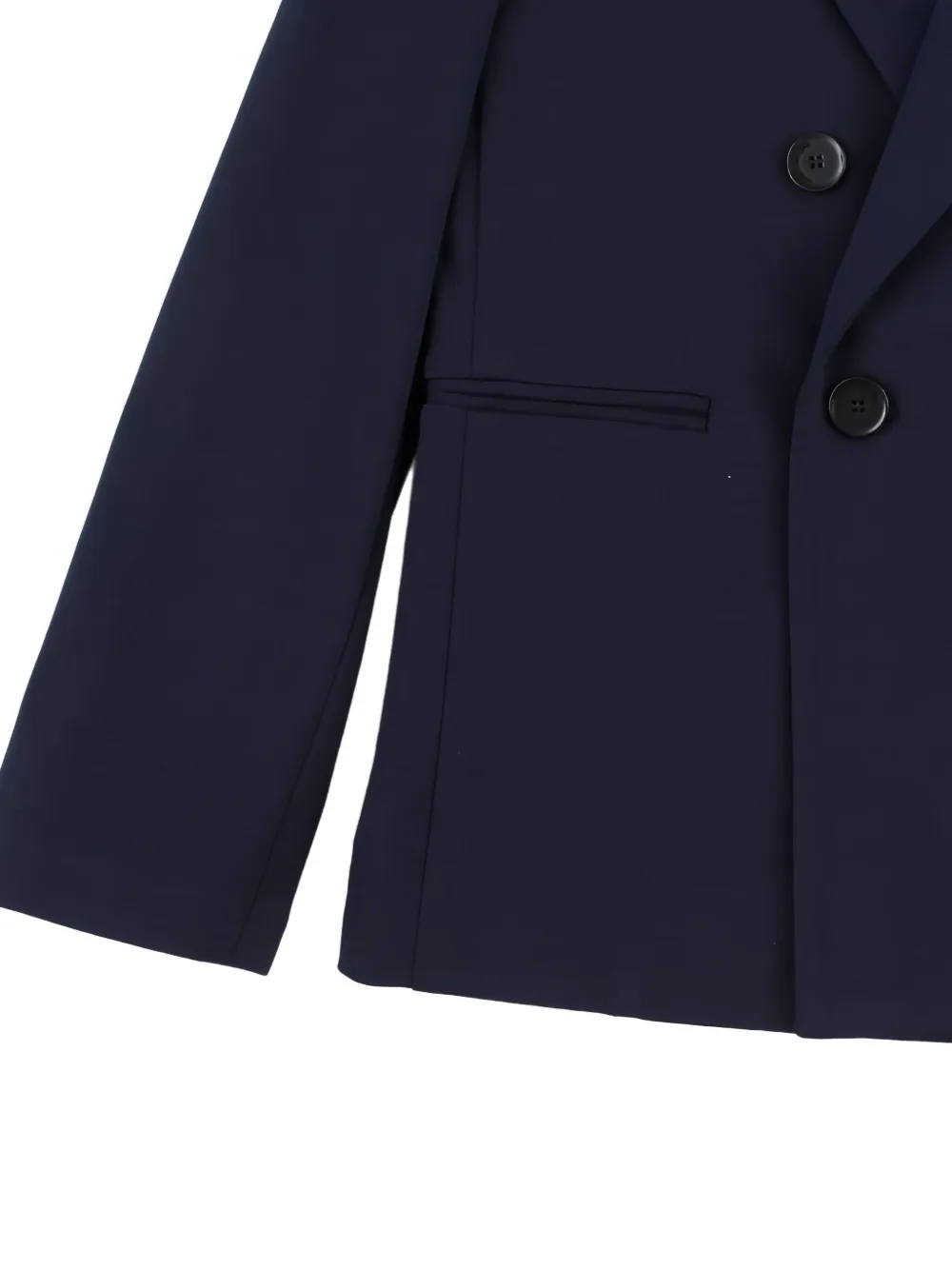 Paolo Pecora Kids Jack met dubbele rij knopen Blauw