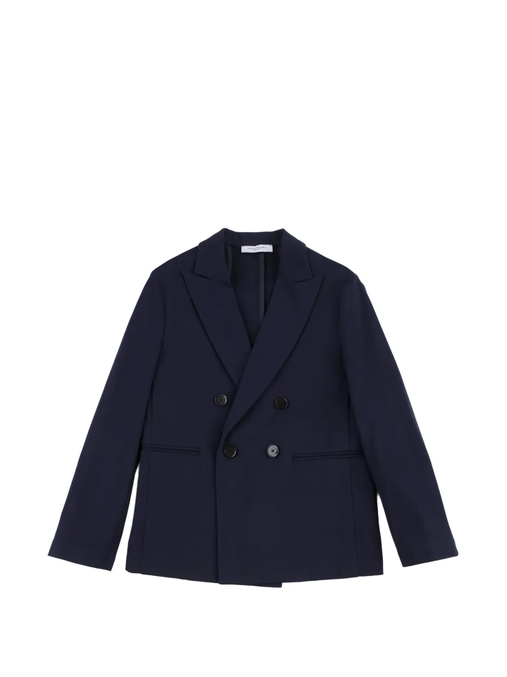 Paolo Pecora Kids double-breasted jacket - Blu