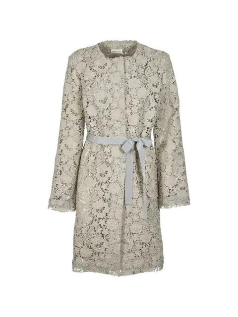 Parah floral-lace coat