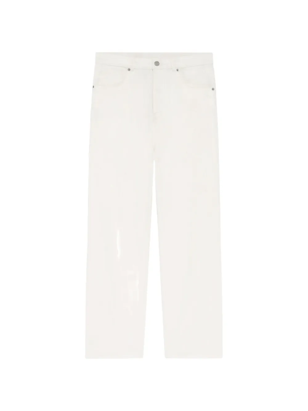 Drôle De Monsieur cotton straight jean - Bianco