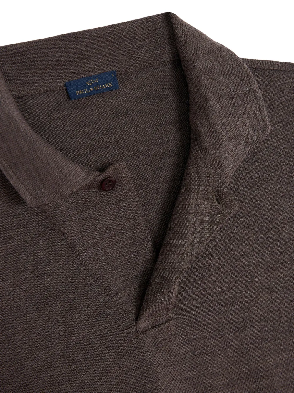Paul & Shark Poloshirt met knopen Bruin
