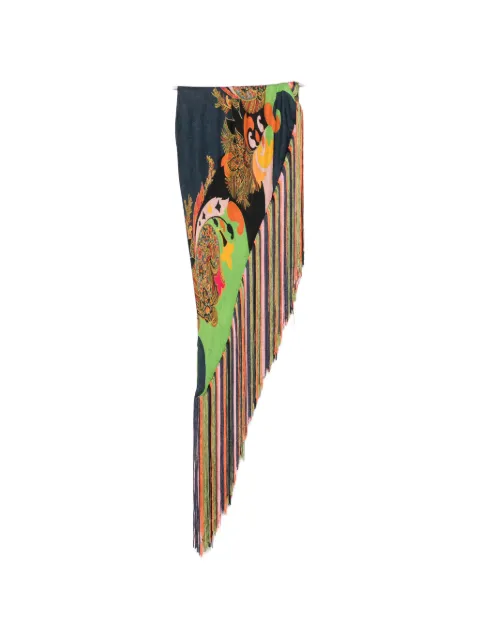 ETRO paisley-print fringed scarf