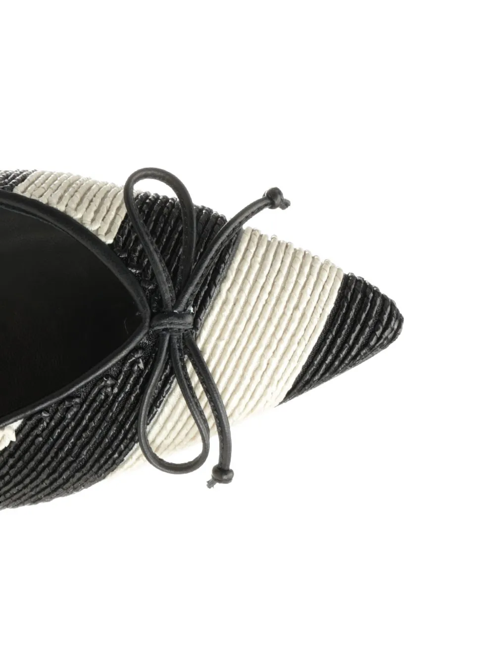 Jacquemus Tourni striped pumps Zwart