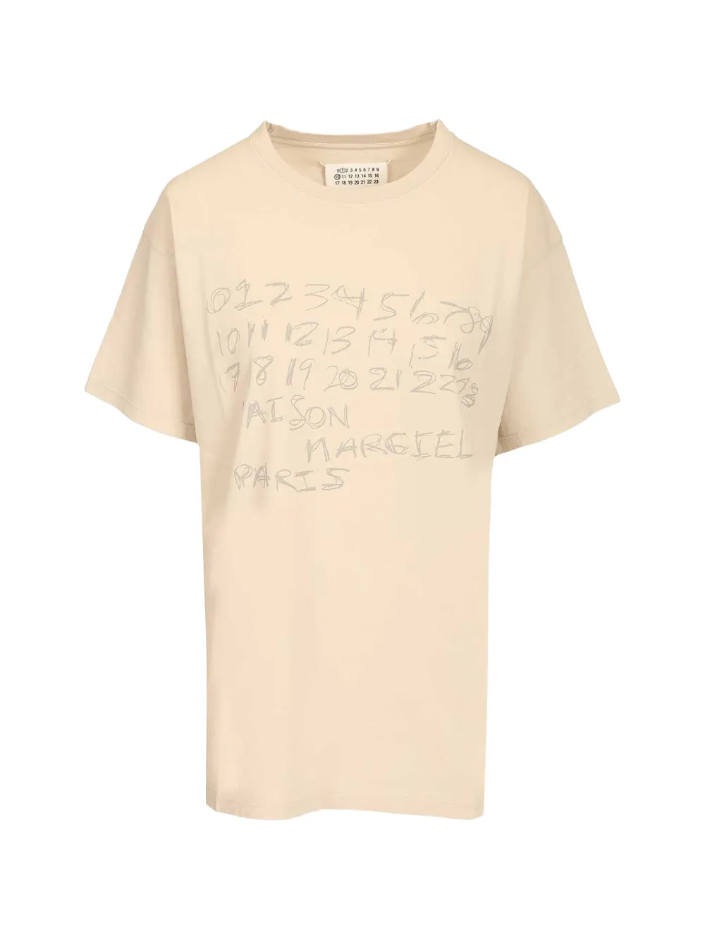 Maison Margiela numerical T-shirt - Toni neutri