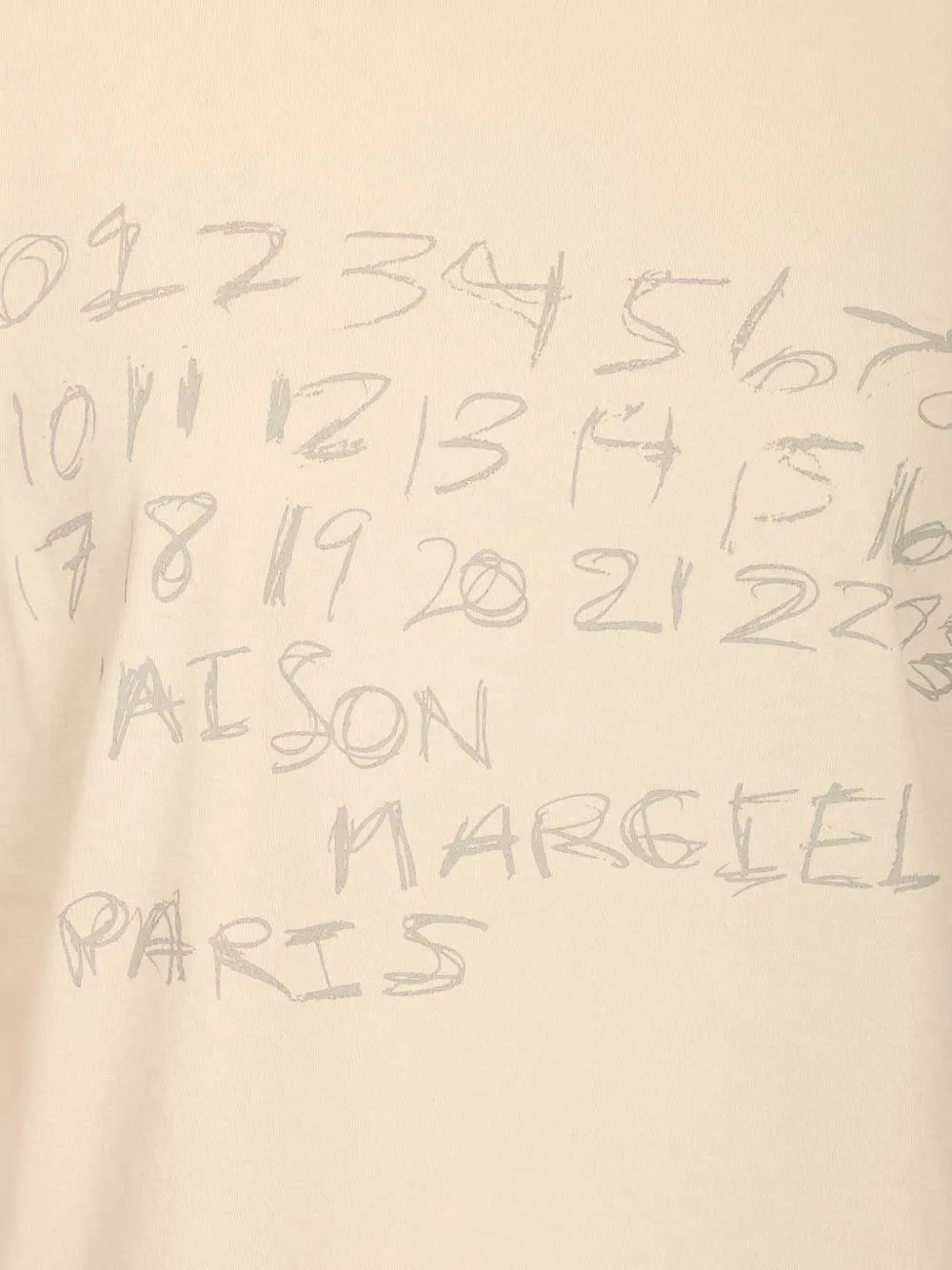  Maison Margiela Numerical T-shirt - Neutrals 