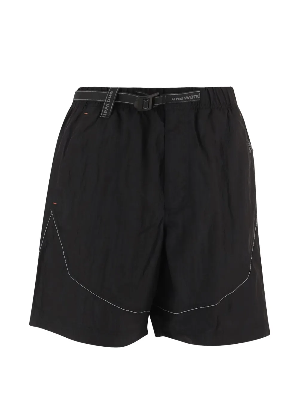 and Wander adjustable-belt bermuda shorts - Nero