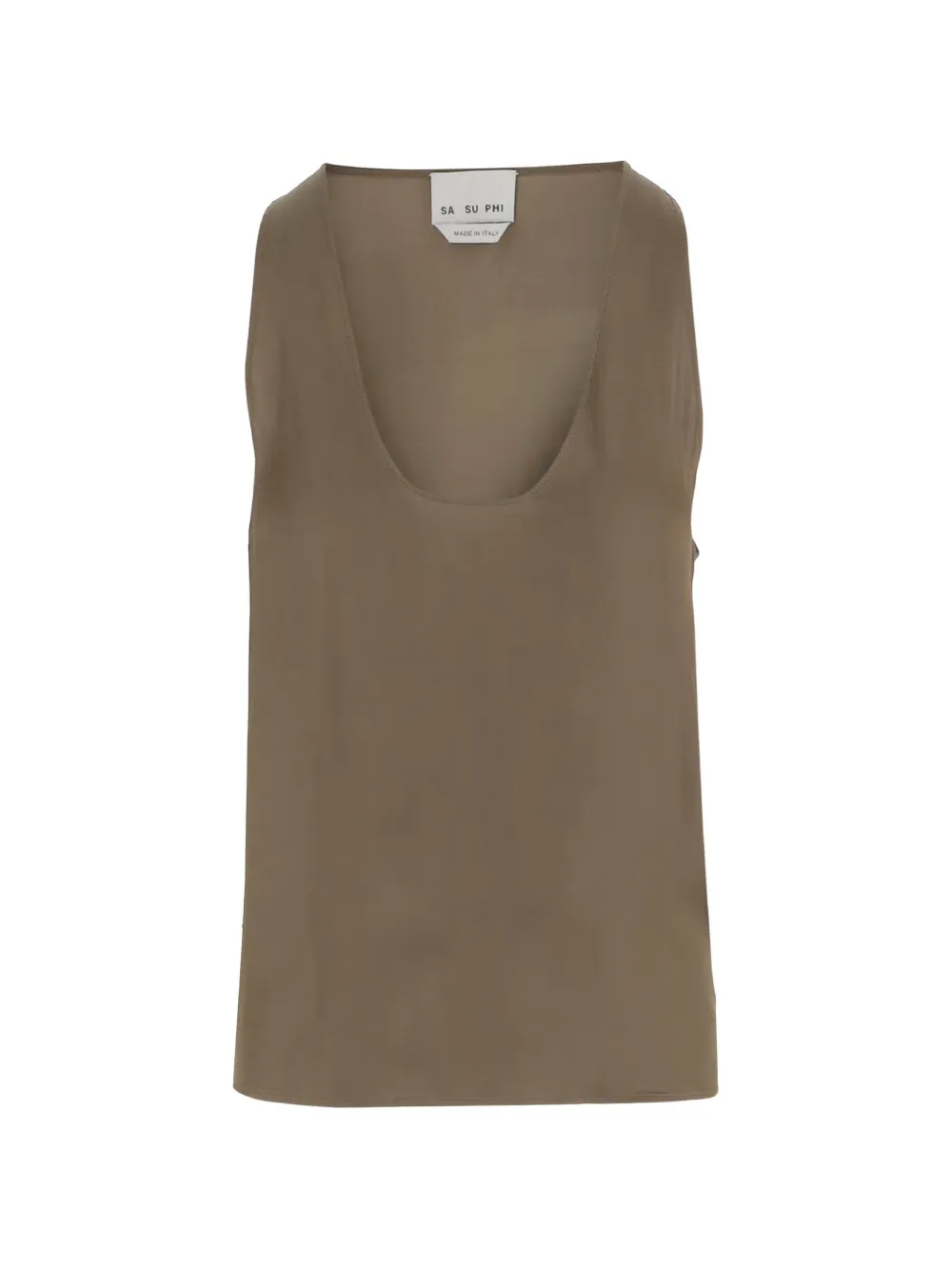 SA SU PHI sleeveless top - Verde
