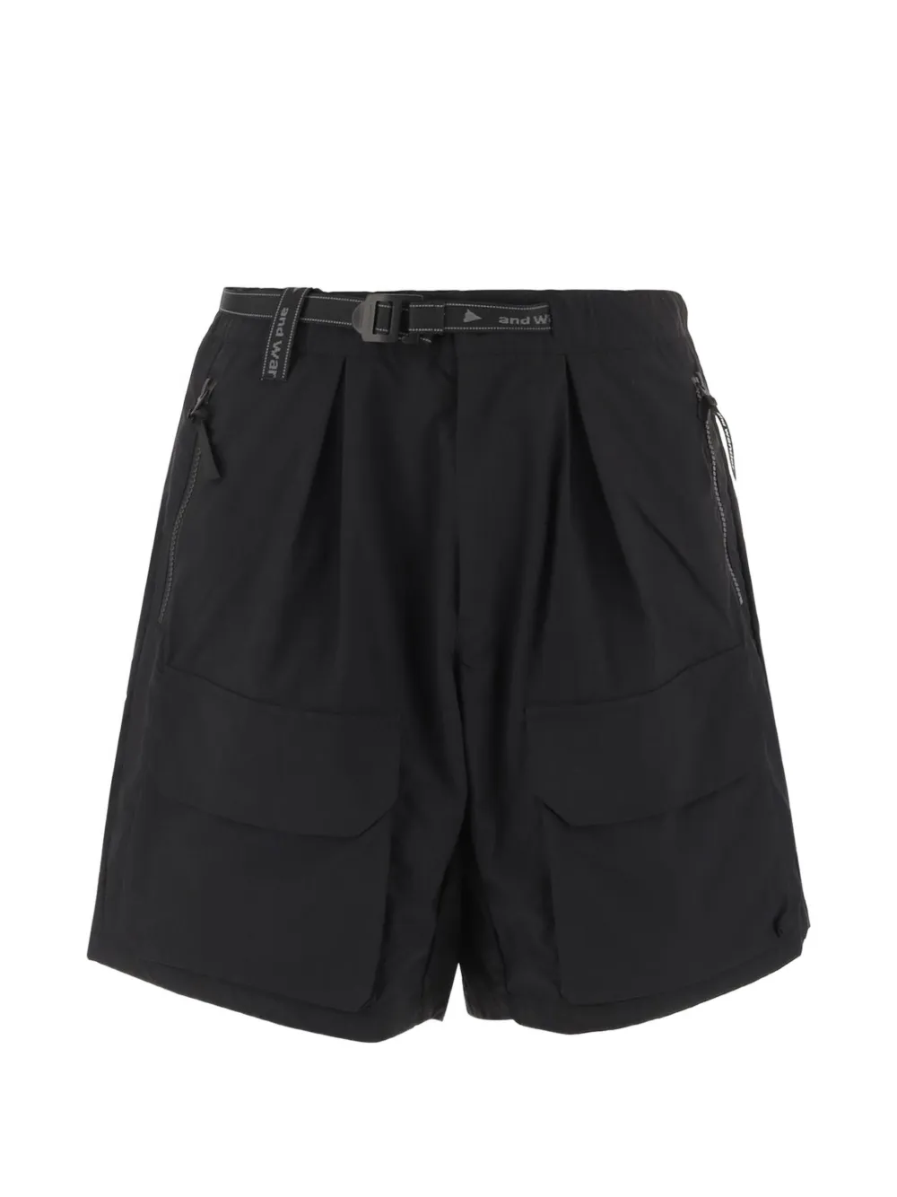 and Wander pleated pocket bermuda shorts - Nero