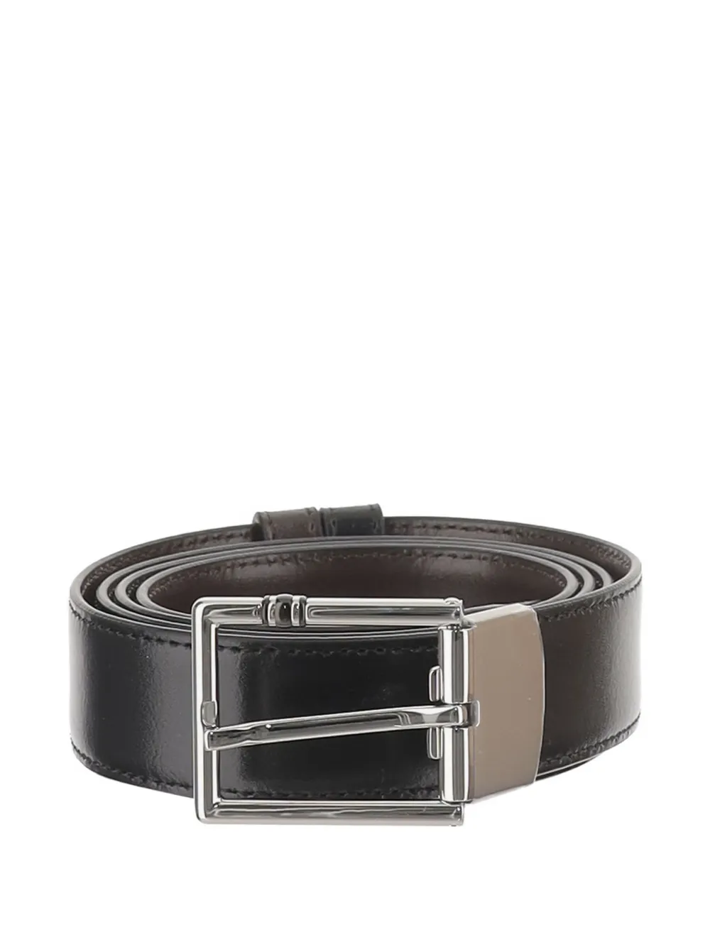 Montblanc reversible leather belt - Nero