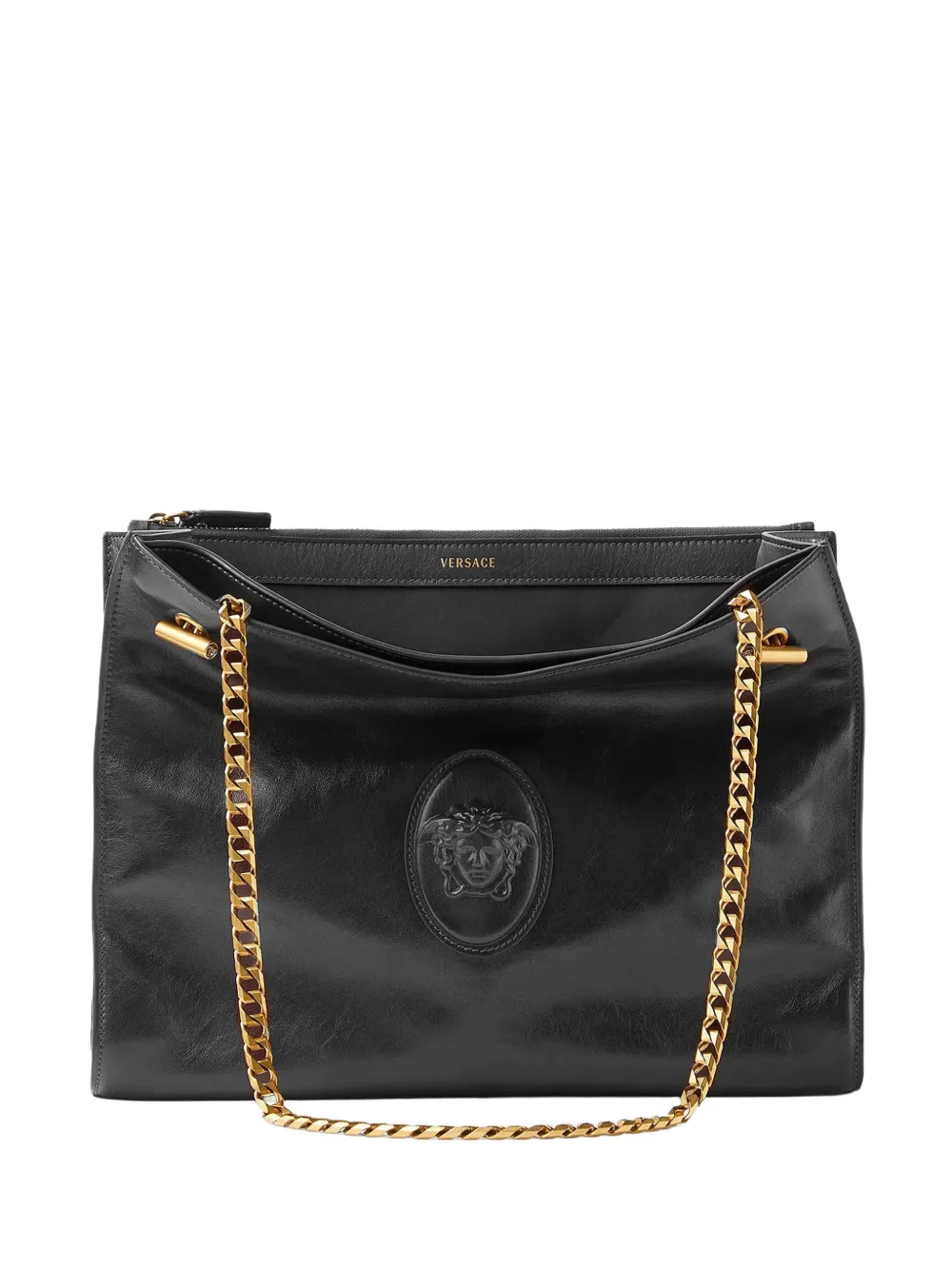 Versace Medusa chain shoulder bag - Nero