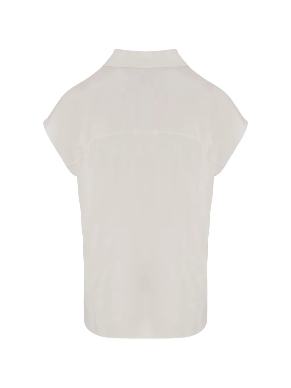  Vince Strech Silk Blouse - Neutrals 