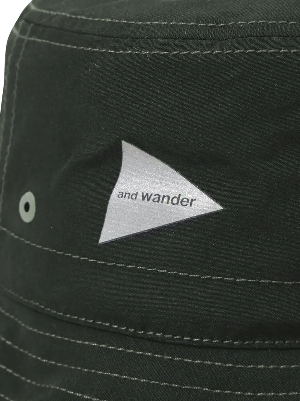  And Wander Drawstring Bucket Hat - Green 